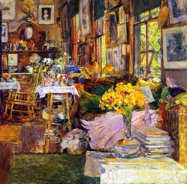 The Room of Flowers 1894 childe hassam